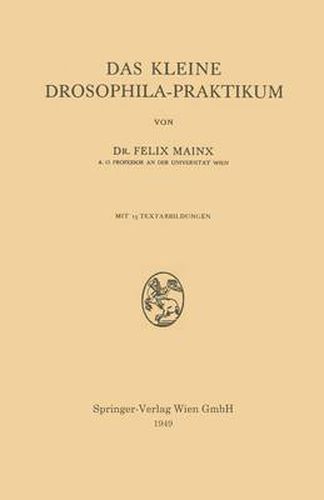 Cover image for Das Kleine Drosophila-Praktikum