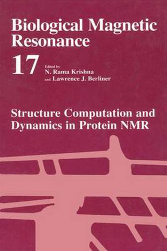 Cover image for Structure Computation and Dynamics in Protein NMR