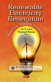 Cover image for Renewable Electricity Generation: Resources, Standards, Challenges