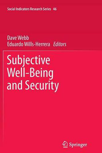 Cover image for Subjective Well-Being and Security