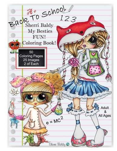 Cover image for Sherri Baldy My Besties Back to School Coloring Book