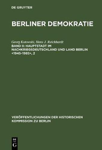 Hauptstadt im Nachkriegsdeutschland und Land Berlin , 2