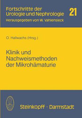 Cover image for Klinik Und Nachweismethoden Der Mikrohamaturie