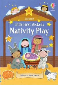 Cover image for Little First Stickers Nativity Play