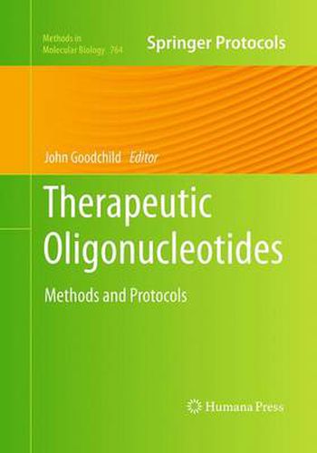 Therapeutic Oligonucleotides: Methods and Protocols