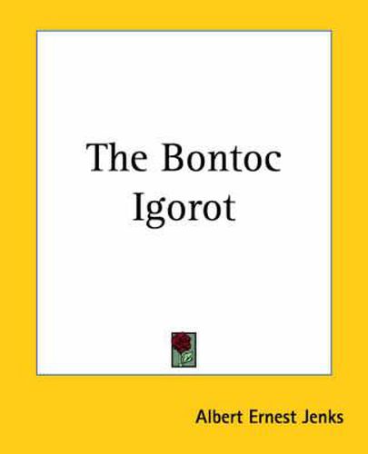 The Bontoc Igorot