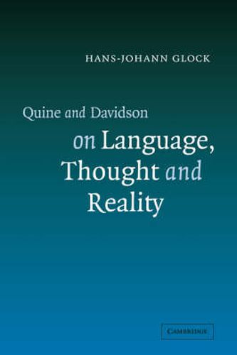 Cover image for Quine and Davidson on Language, Thought and Reality