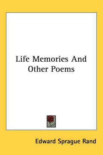 Cover image for Life Memories and Other Poems
