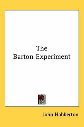 Cover image for The Barton Experiment