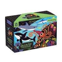 Cover image for Ocean Predators 100 Piece Glow in the Dark Puzzle