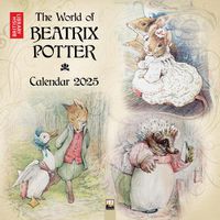 Cover image for British Library: Beatrix Potter Wall Calendar 2025 (Art Calendar)