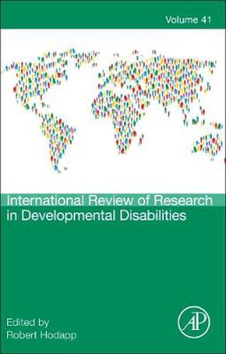 Cover image for International Review of Research in Developmental Disabilities