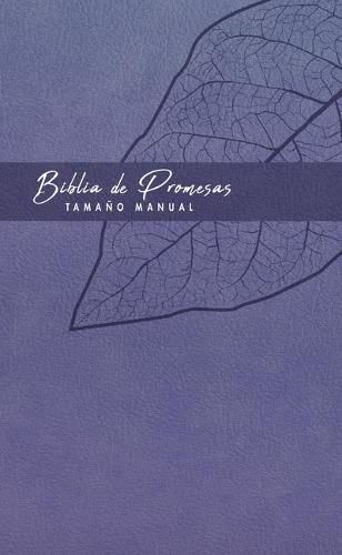 Biblia de Promesa Tamano Manual / Piel Especial / Lavanda