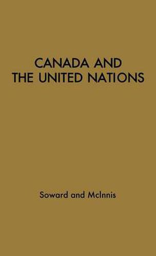 Cover image for Canada and the United Nations