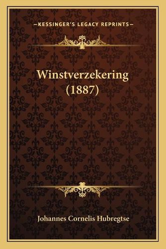 Cover image for Winstverzekering (1887)