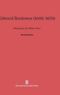 Cover image for Edward Benlowes (1602-1676)