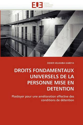 Cover image for Droits Fondamentaux Universels de La Personne Mise En Detention