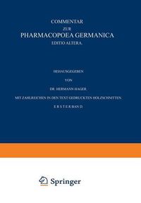 Cover image for Commentar Zur Pharmacopoea Germanica: Erster Band