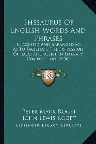 Cover image for Thesaurus Of English Words And Phrases