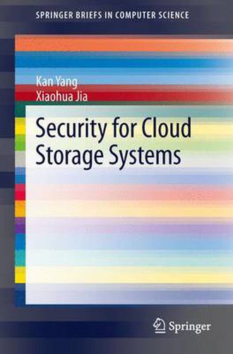 Cover image for Security for Cloud Storage Systems
