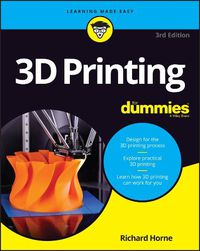 Cover image for 3D Printing For Dummies