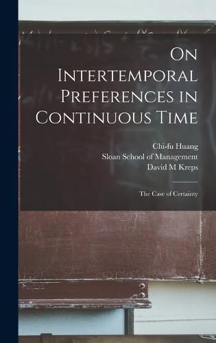 Cover image for On Intertemporal Preferences in Continuous Time