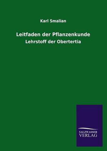 Cover image for Leitfaden Der Pflanzenkunde