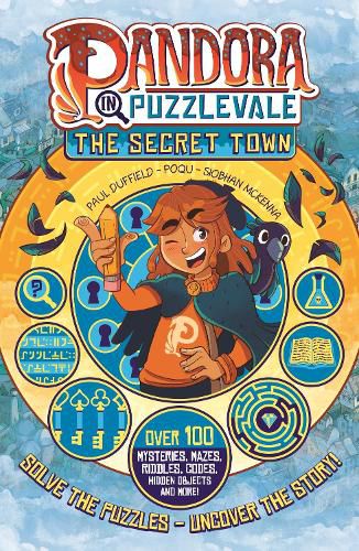 Cover image for Pandora in Puzzlevale: The Secret Town (a Phoenix Comic Book)