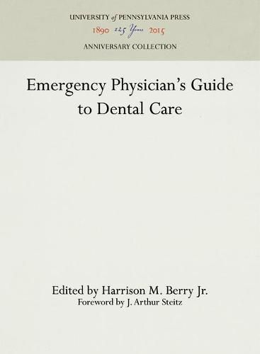 Cover image for Emergency Physician's Guide to Dental Care