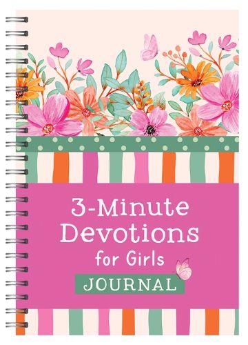 Cover image for 3-Minute Devotions for Girls Journal