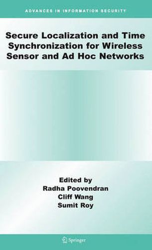 Cover image for Secure Localization and Time Synchronization for Wireless Sensor and Ad Hoc Networks