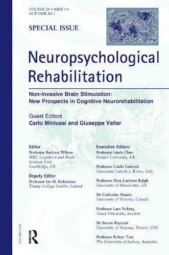 Cover image for Non-Invasive Brain Stimulation: New Prospects in Cognitive Neurorehabilitation