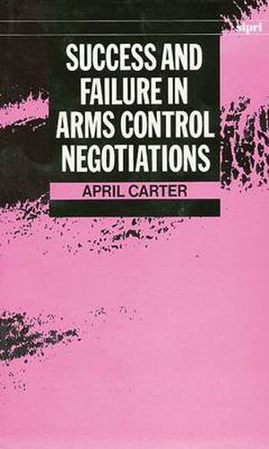 Cover image for Success and Failure in Arms Control Negotiations