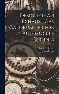 Cover image for Design of an Exhaust gas Calorimeter for Automobile Engines