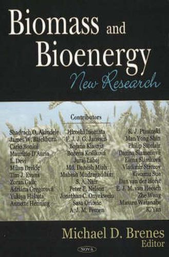 Cover image for Biomass & Bioenergy: New Research