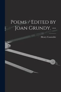 Cover image for Poems / Edited by Joan Grundy. --