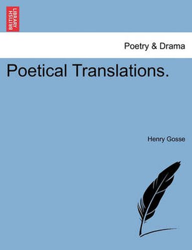 Cover image for Poetical Translations.