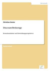 Cover image for Discount-Brokerage: Bestandsaufnahme und Entwicklungsperspektiven