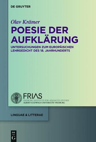 Cover image for Poesie Der Aufklarung: Studien Zum Europaischen Lehrgedicht Des 18. Jahrhunderts