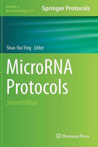 Cover image for MicroRNA Protocols