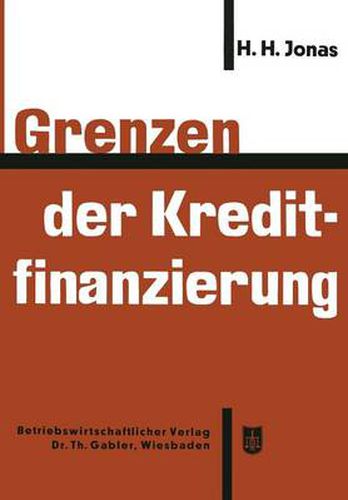 Cover image for Grenzen Der Kreditfinanzierung