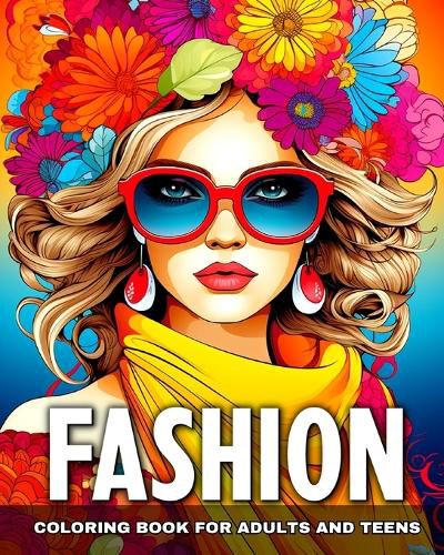 Cover image for Fashion Coloring Book for Adults and Teens