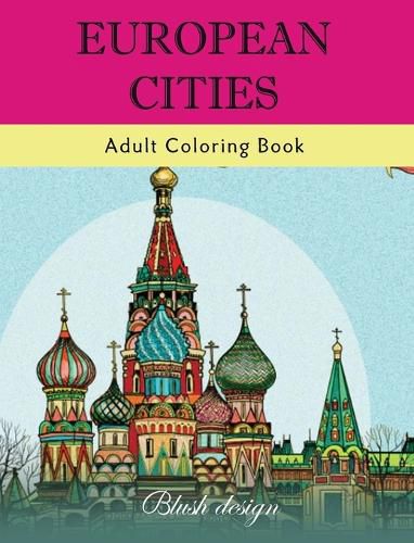 Cover image for European Cities: Adult Coloring Book