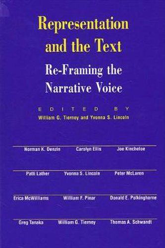 Cover image for Representation and the Text: Re-Framing the Narrative Voice