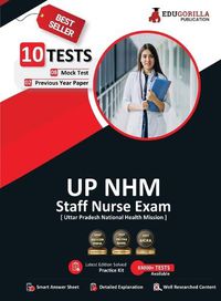 Cover image for UP NHM Staff Nurse Book 2023 (English Edition) - 8 Full Length Mock Tests and 2 Previous Year Papers (1000 Solved Questions) with Free Access to Online Tests