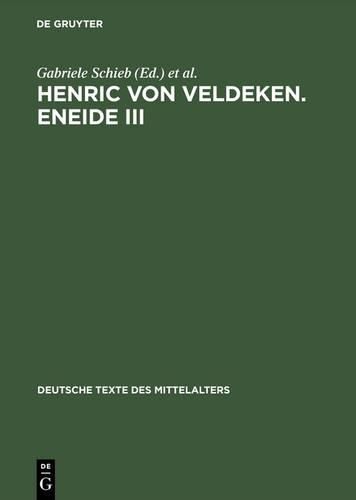 Cover image for Henric Van Veldeken: Eneide 3, Woerterbuch