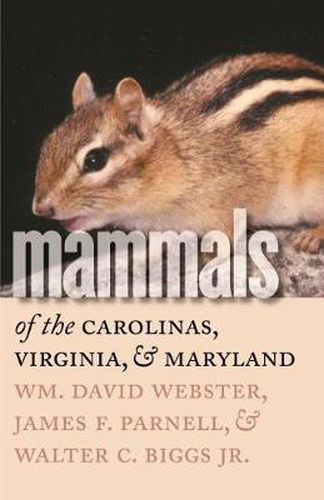 Cover image for Mammals of the Carolinas, Virginia, and Maryland