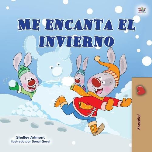 I Love Winter (Spanish Children's Book)