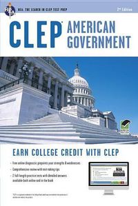 Cover image for Clep(r) American Government Book + Online