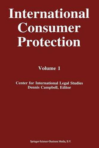 Cover image for International Consumer Protection: Volume 1